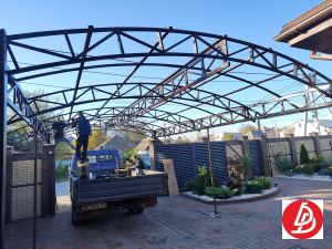 Навес из поликарбоната