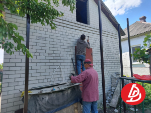 Козырёк из профнастила